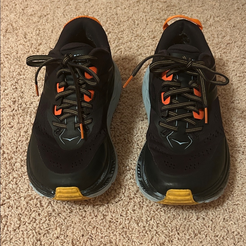 Hoka Stinson ATR 6 Navy Blue and Orange US size 8/ EU Size 41 1/3